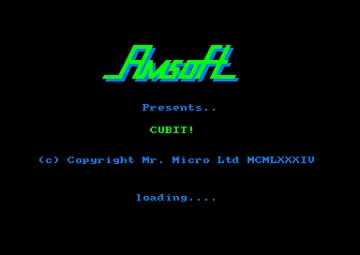 Cubit (UK) (1985) screen shot title